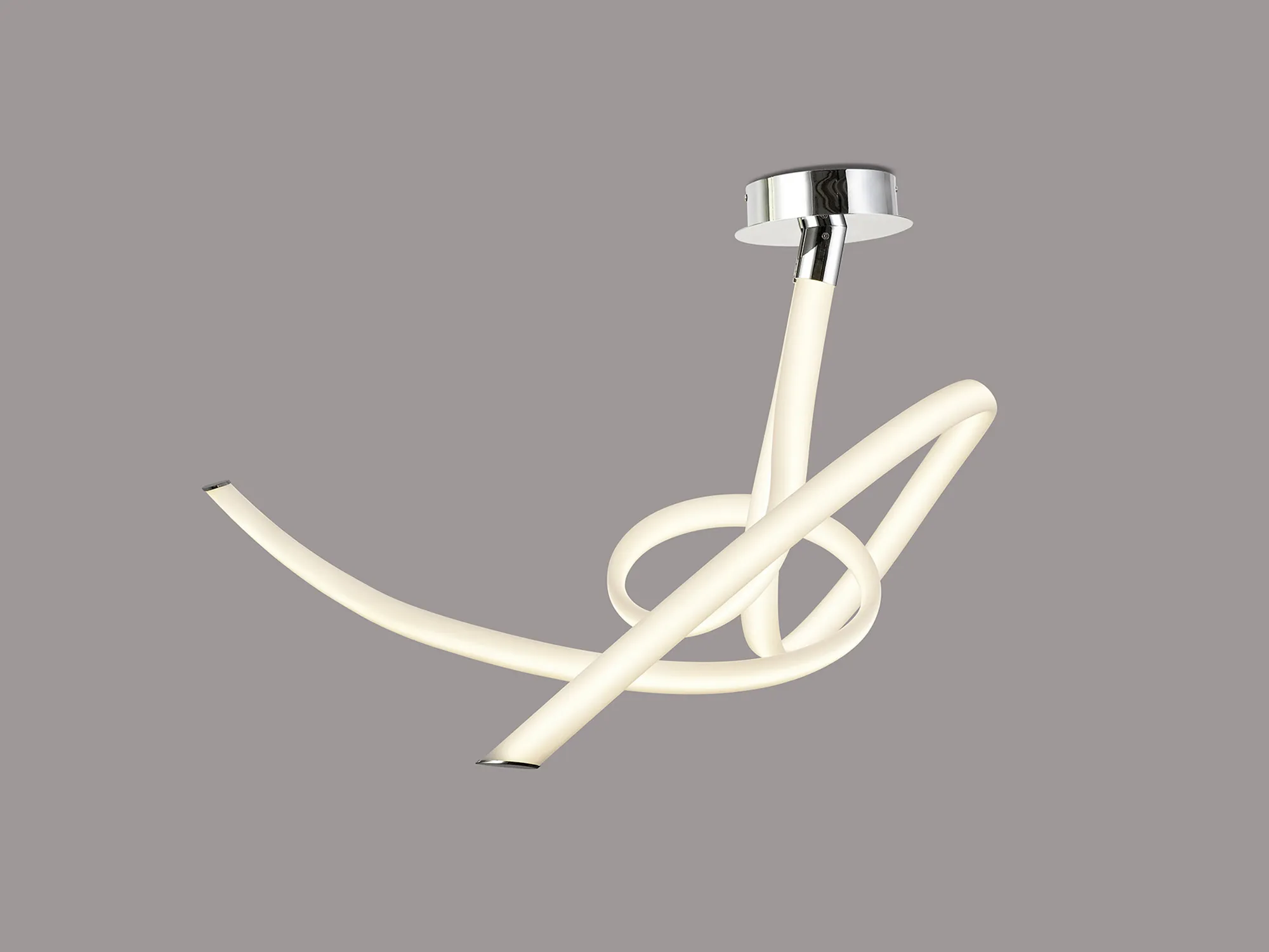 Armonia Polished Chrome Ceiling Lights Mantra Semi Flush Fittings